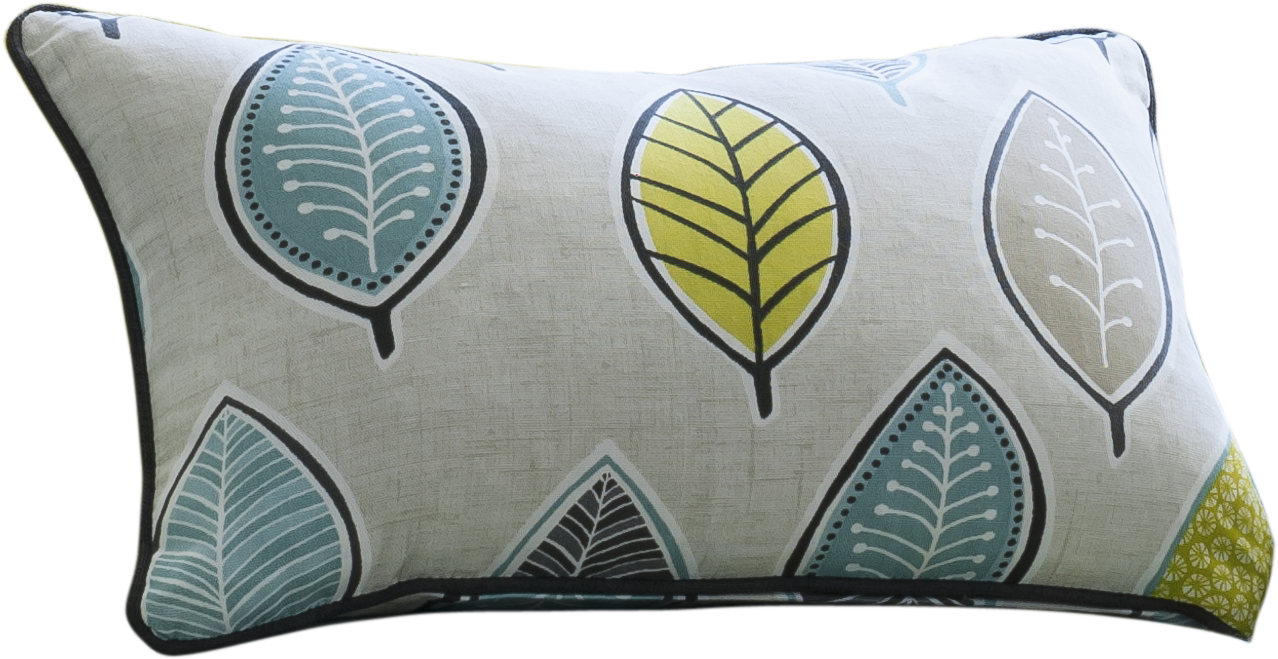 Decorative Leaf Pattern Pillow