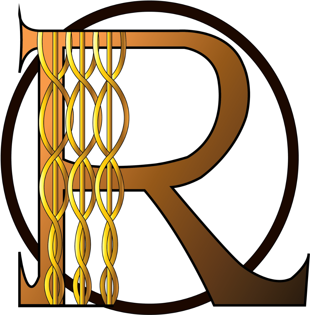 Decorative Letter R Illustration