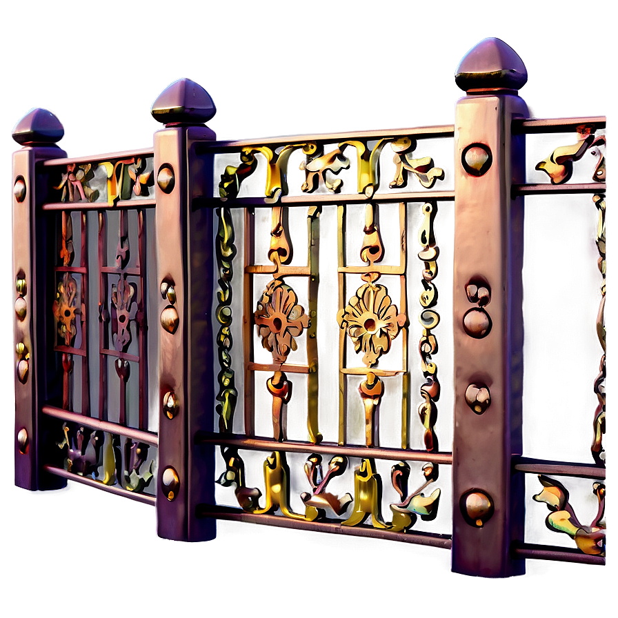 Decorative Metal Fence Inspirations Png Hid