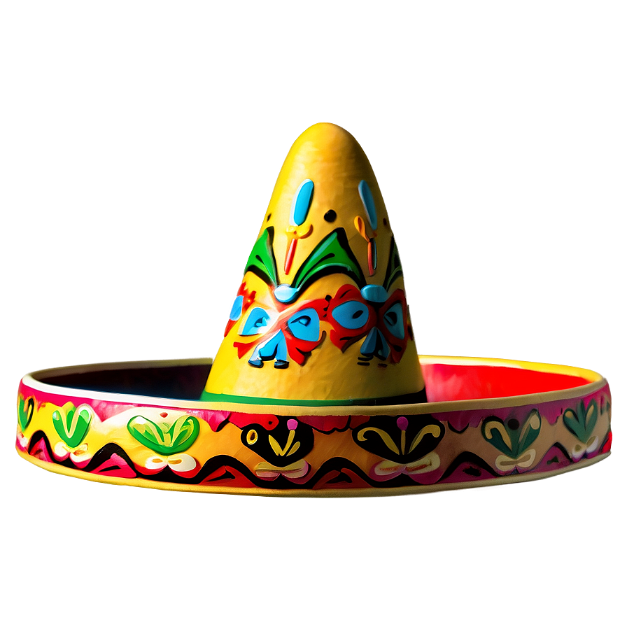 Decorative Mexican Hat Png Del16