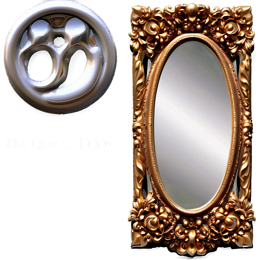 Decorative Mirror Frame Png 06212024