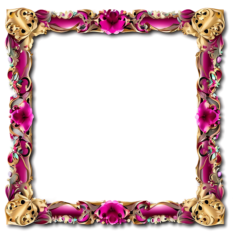 Decorative Photo Frame Png 06132024