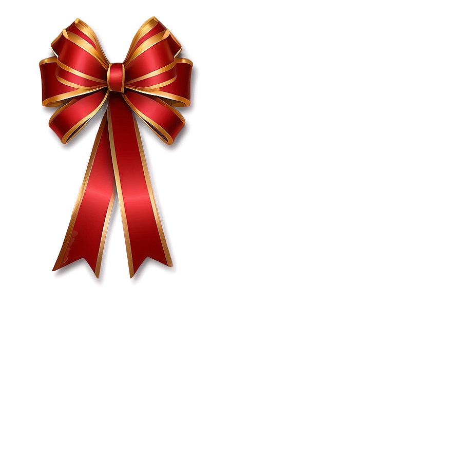 Decorative Red Bow Png Pos