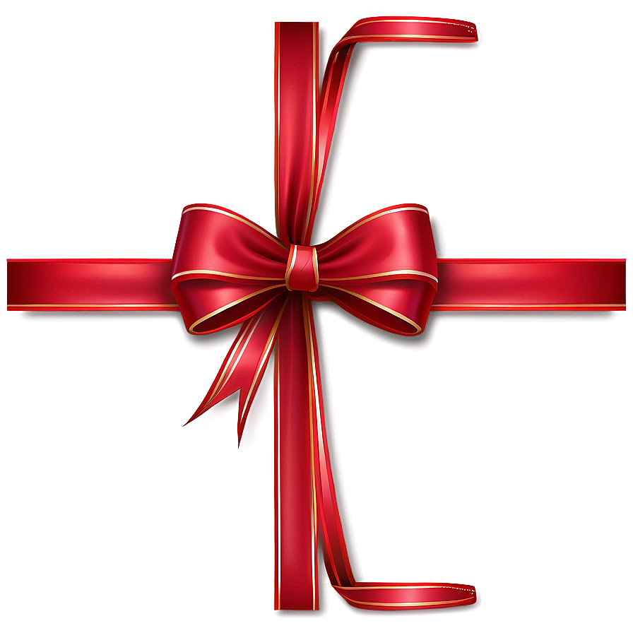 Decorative Red Bow Png Qex20