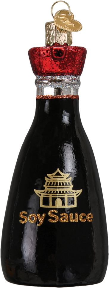 Decorative Soy Sauce Bottle Ornament PNG image with a transparent background, free high-resolution download
