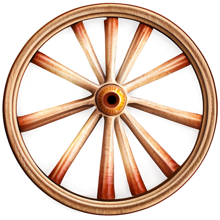 Decorative Wagon Wheel Clipart Png 06132024