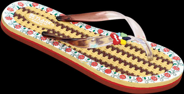 Decorative Womens Flip Flop Sandal