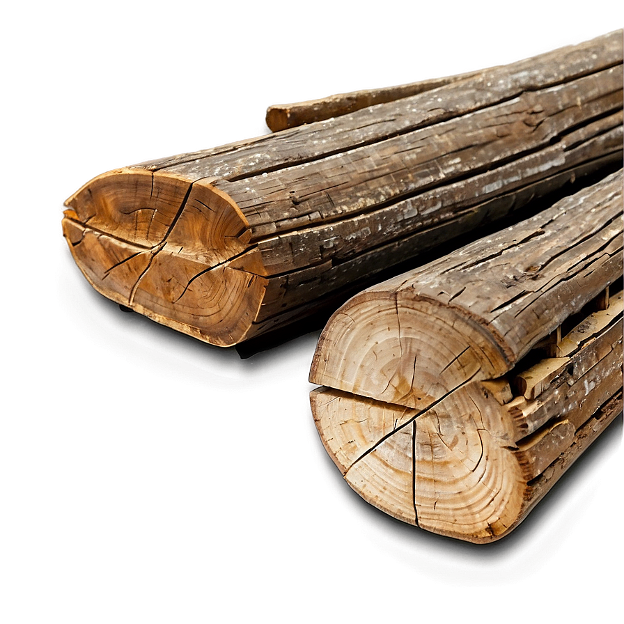 Decorative Wood Log Png 06292024