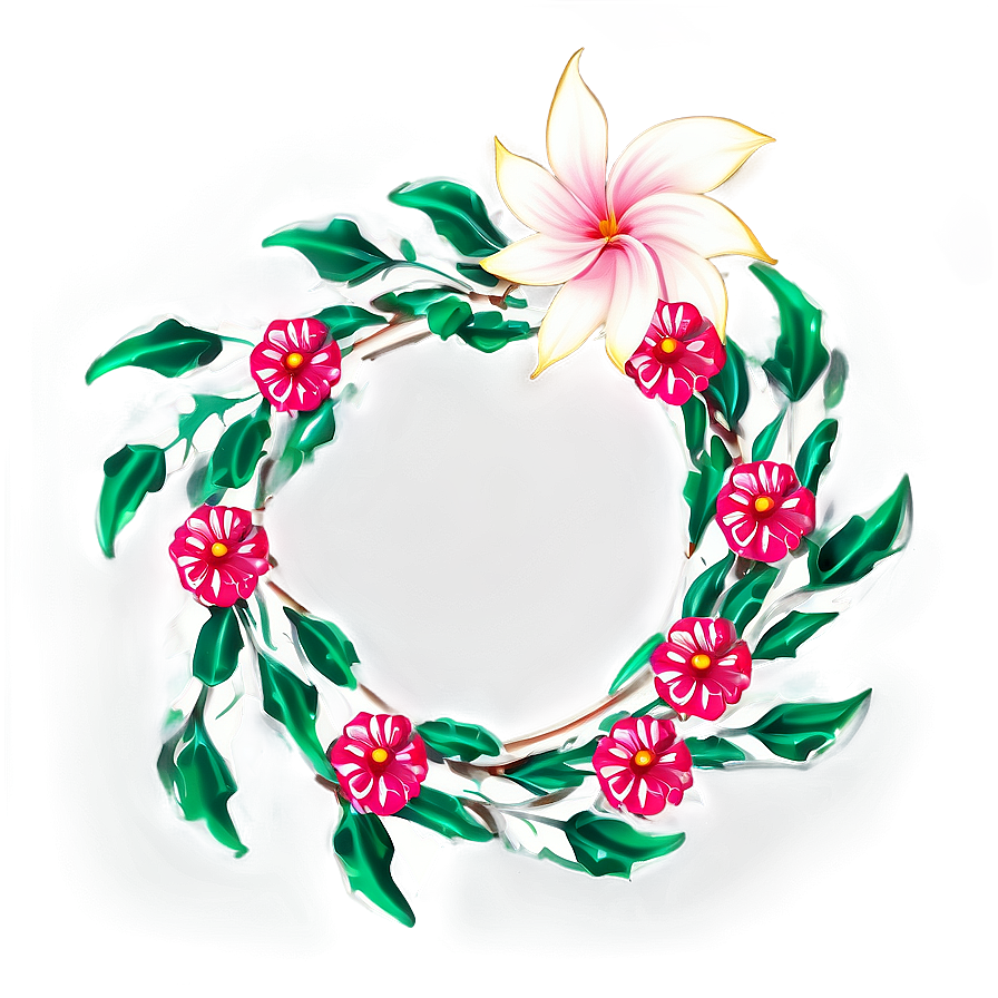 Decorative Wreath PNG ham PNG image with a transparent background, free high-resolution download