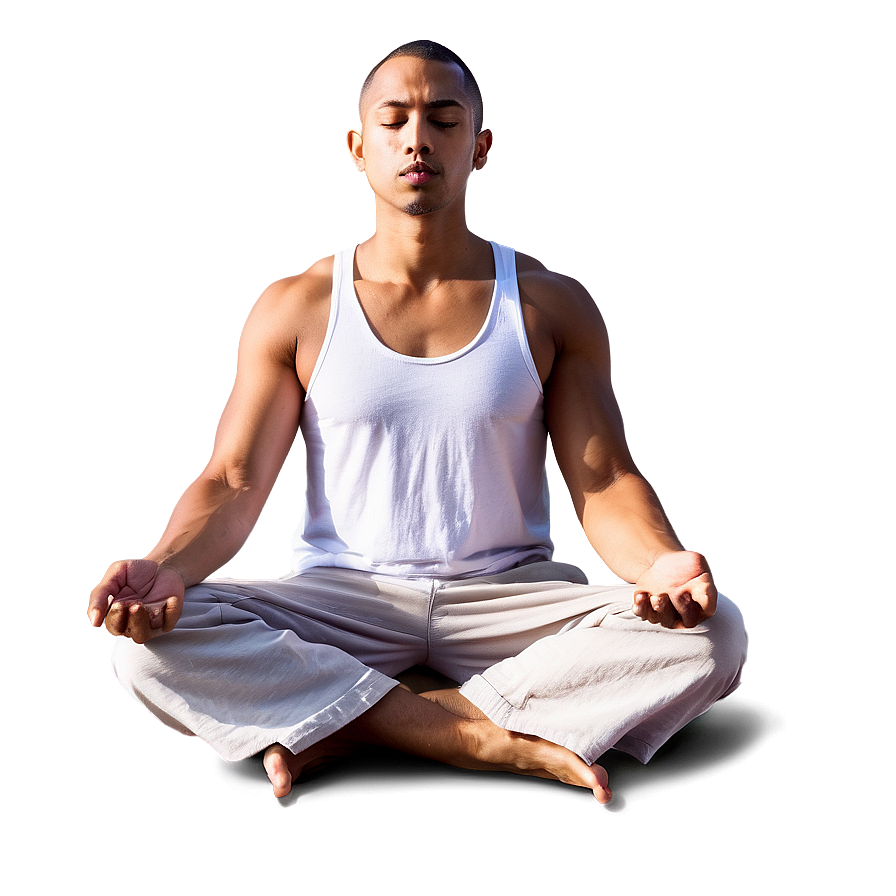 Deep Breathing Meditation PNG 5 PNG image with a transparent background, free high-resolution download