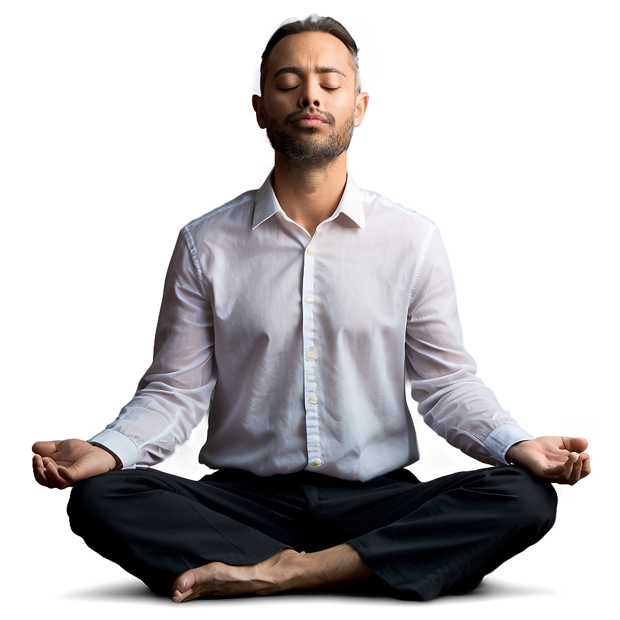 Deep Breathing Meditation PNG cum31 PNG image with a transparent background, free high-resolution download