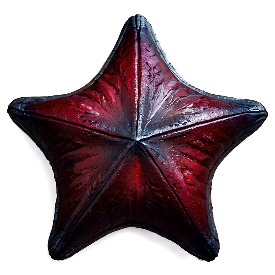 Deep Red Star PNG pdn PNG with transparent background
