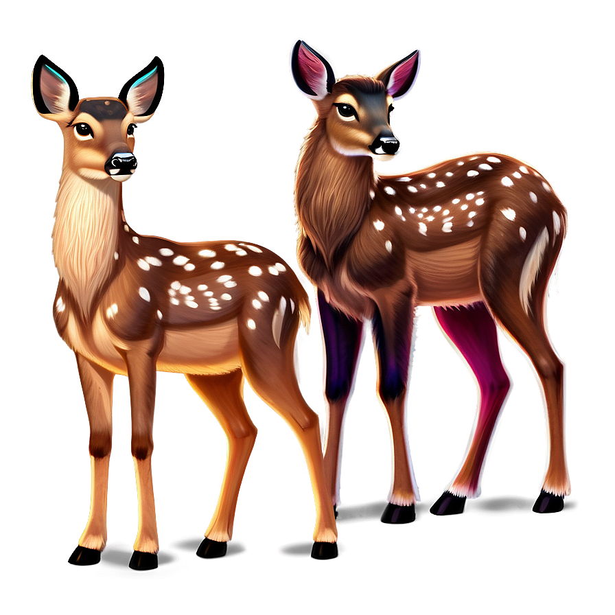 Deer Family Cartoon Png Gtl