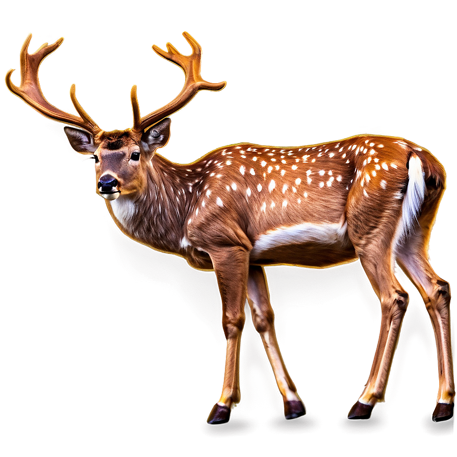 Deer In Starlight Png Agf32