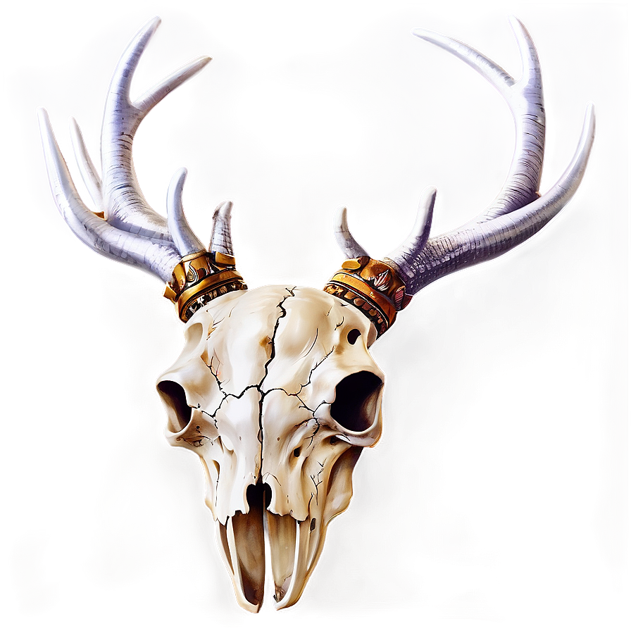 Deer Skull Drawing Png 35