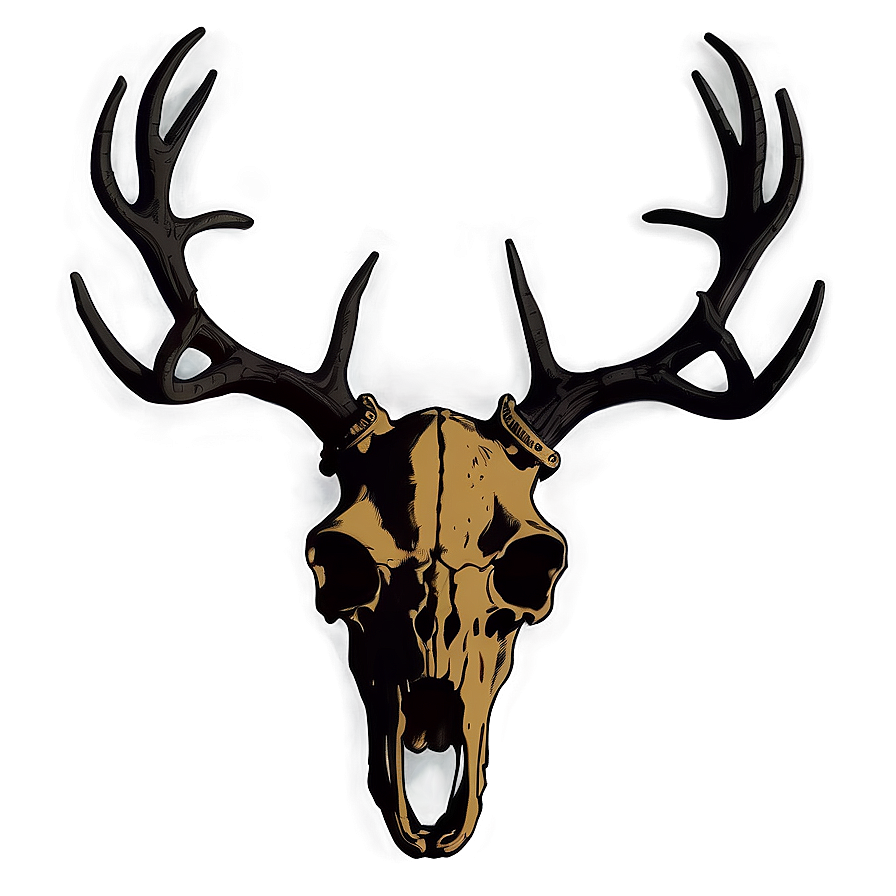 Deer Skull Silhouette Png Kdm