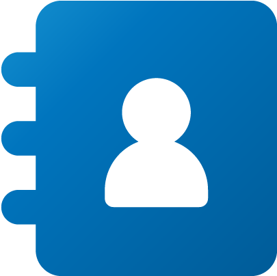 Default Contact Icon PNG with transparent background