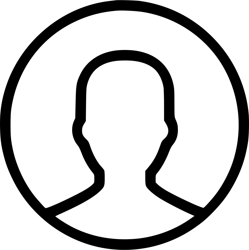 Png File - Profile White Icon Png PNG with transparent background