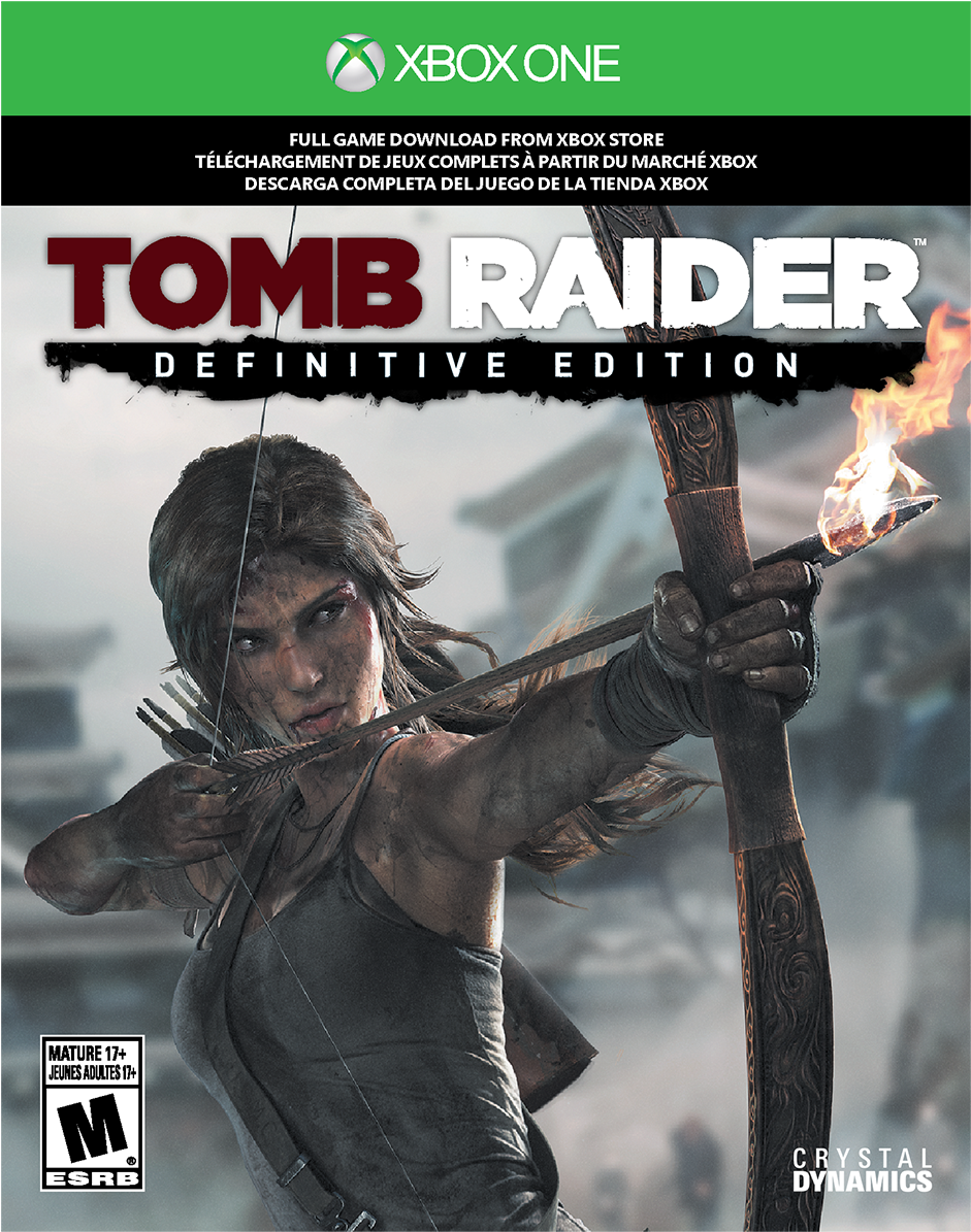 Definitive Edition Tombe Raider Xbox One, HD Png Download PNG with transparent background