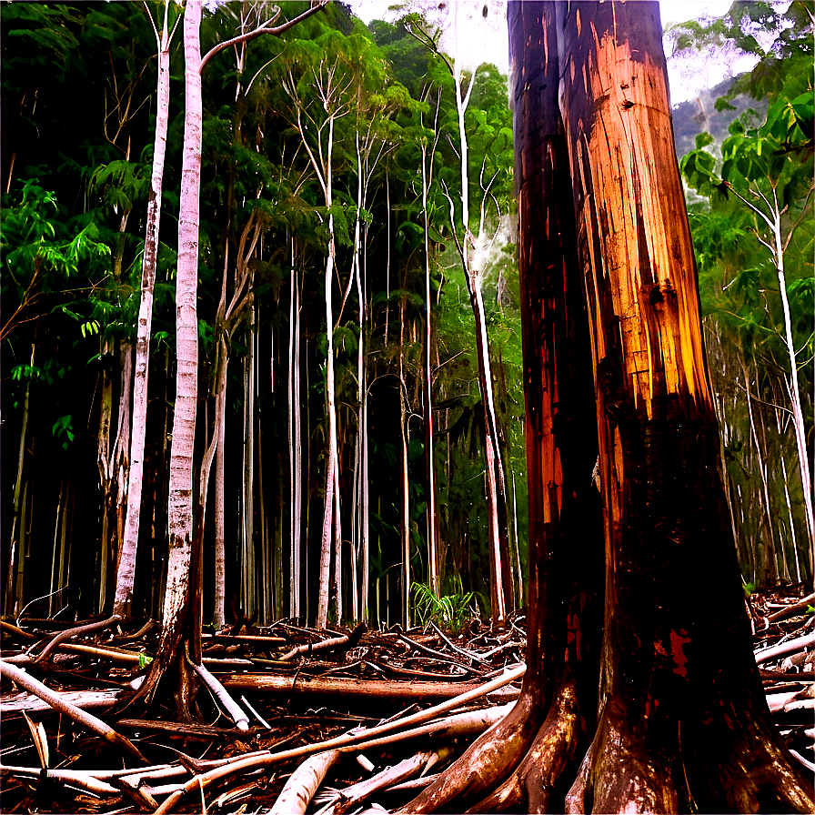 Deforestation and Biodiversity Loss PNG ouw PNG image with a transparent background, free high-resolution download
