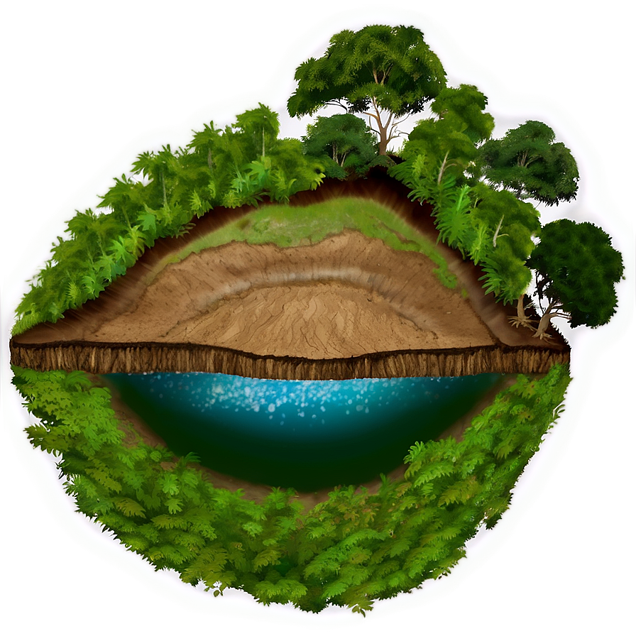 Deforestation and Water Cycle Disruption PNG 75 PNG image with a transparent background, free high-resolution download