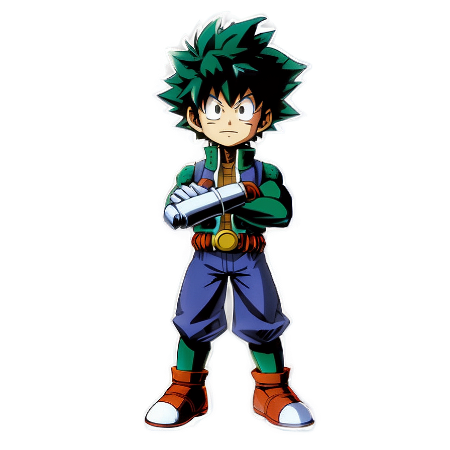 Deku Determined PNG tvr37 PNG with transparent background