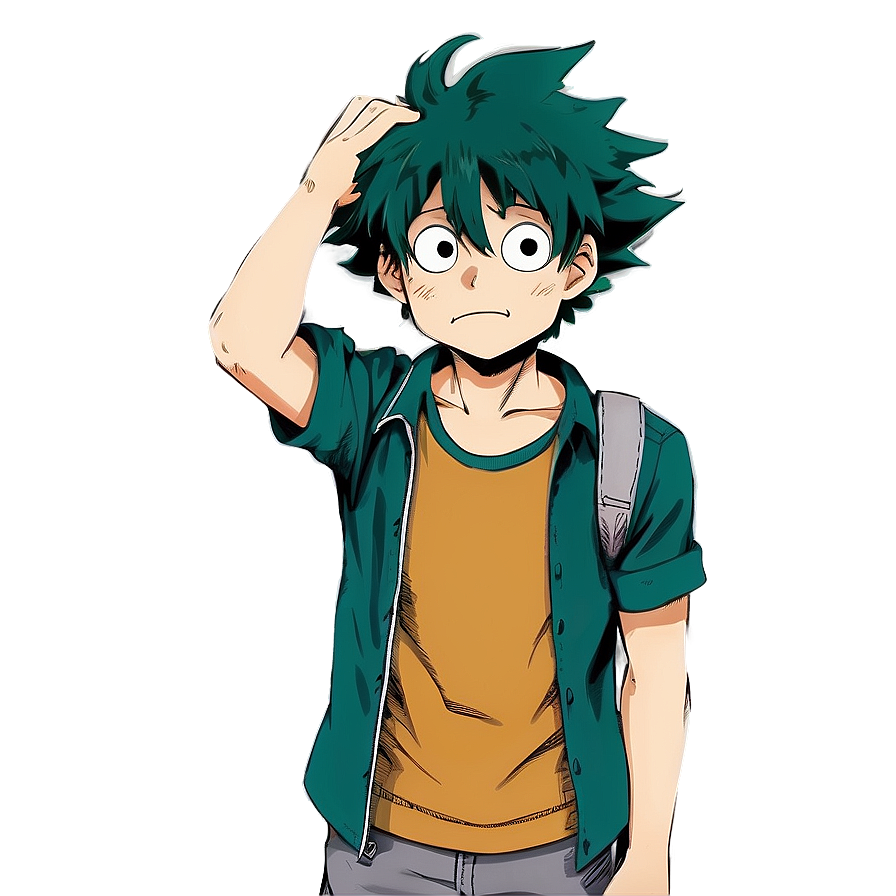 Deku Emotional Moment PNG 36 PNG with transparent background
