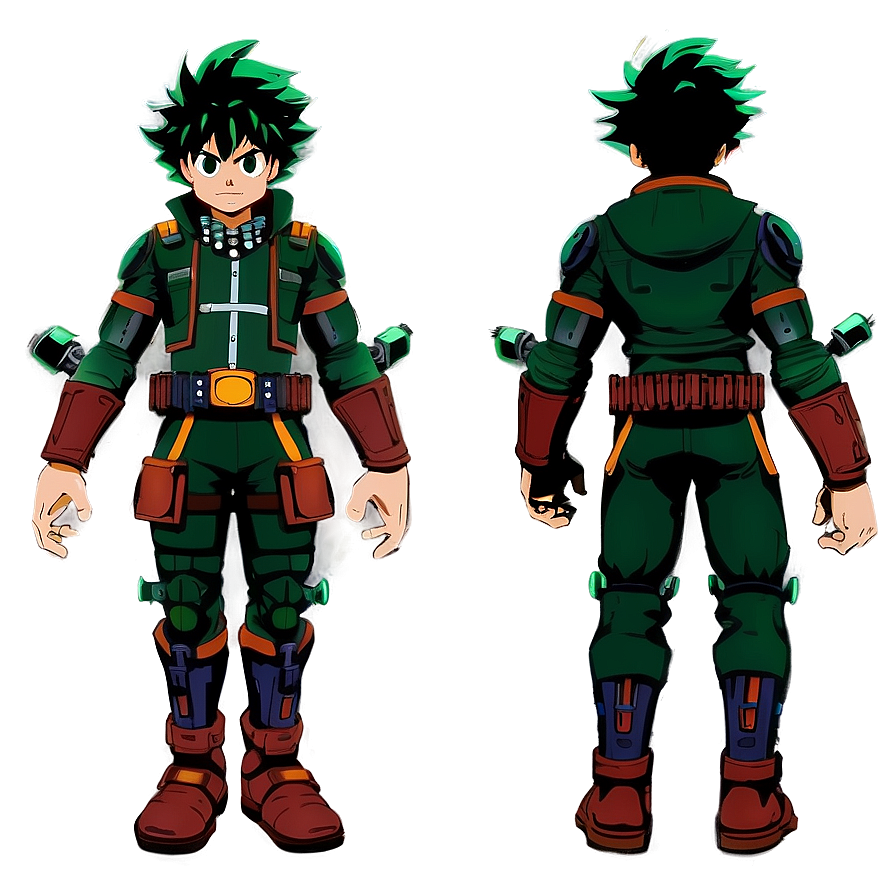 Deku First Hero Outfit PNG knp96 PNG with transparent background
