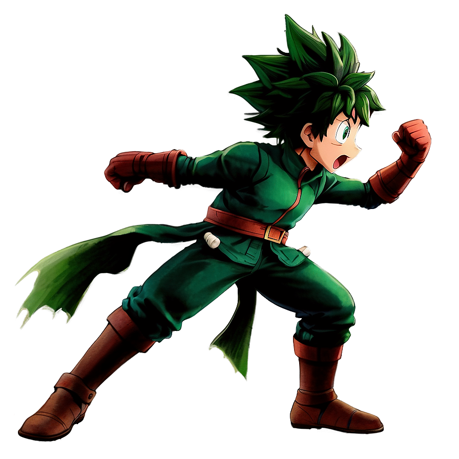 Deku Mid Battle PNG ycr PNG with transparent background