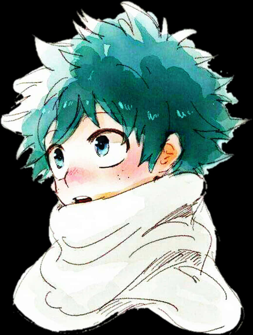 Deku Portraitin Scarf