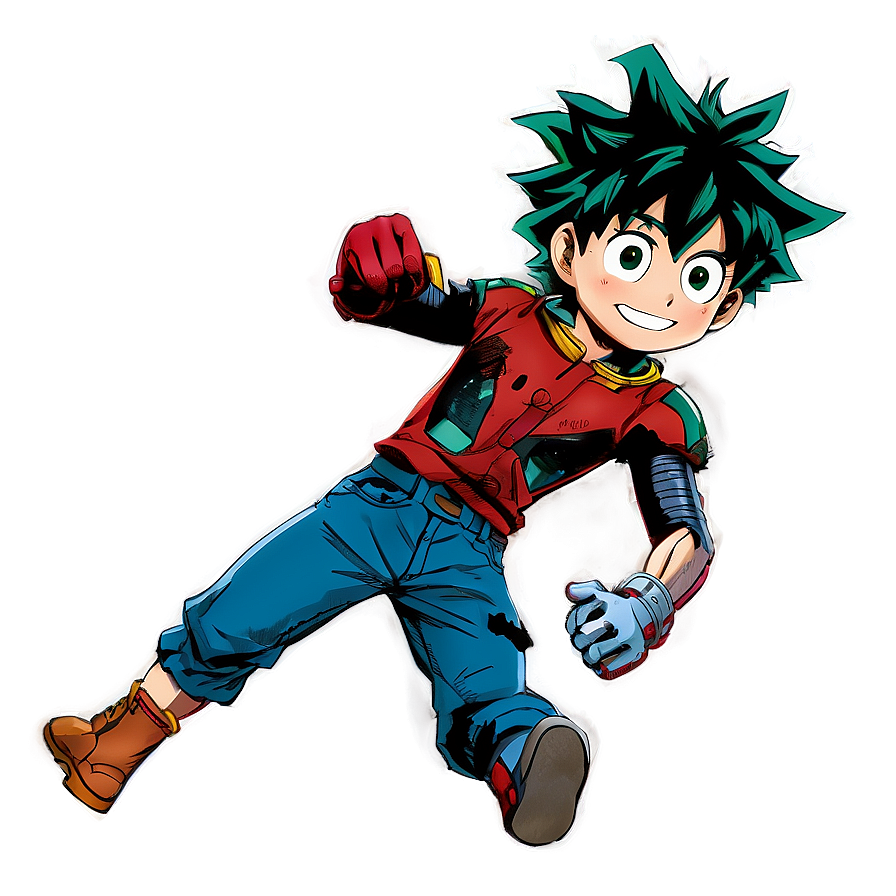 Deku Saving Someone PNG 05062024 PNG with transparent background