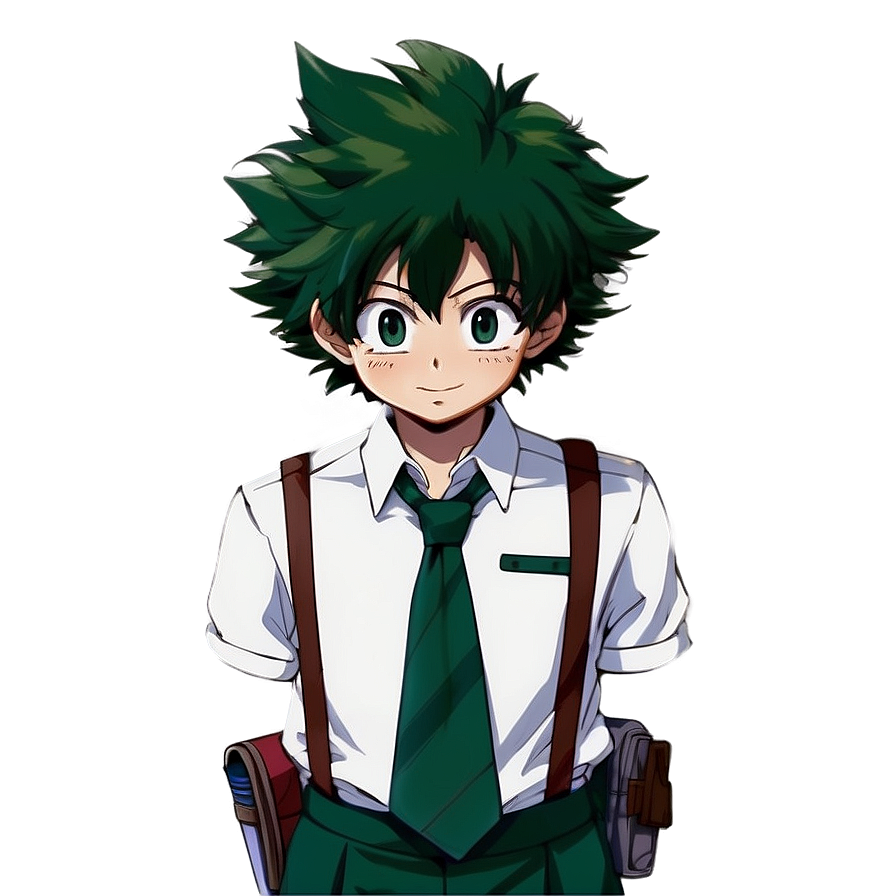 Deku School Uniform PNG fle60 PNG with transparent background