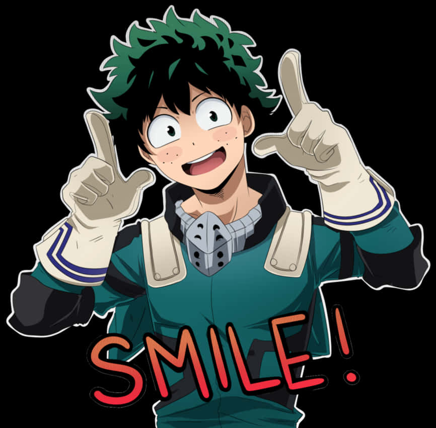 Deku Smile Hero Pose