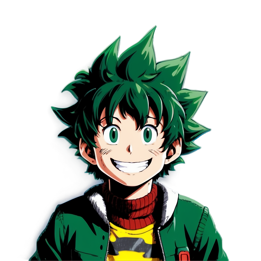 Deku Smiling PNG goc24 PNG with transparent background