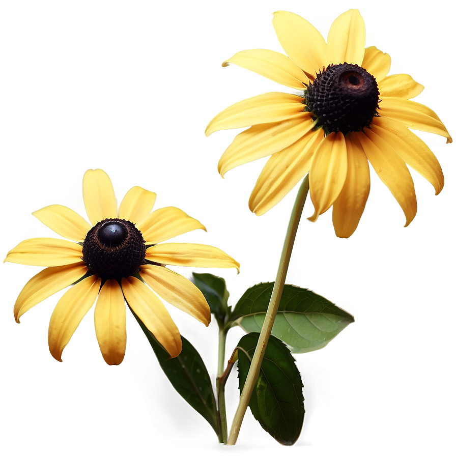 Delicate Black Eyed Susan Png 14