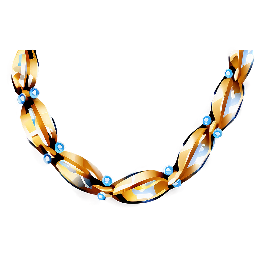 Delicate Gold Chain Png 9