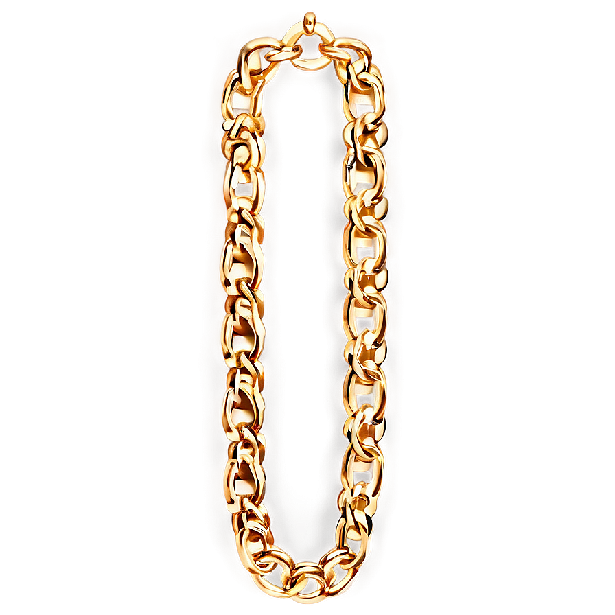 Delicate Gold Chain Png 9