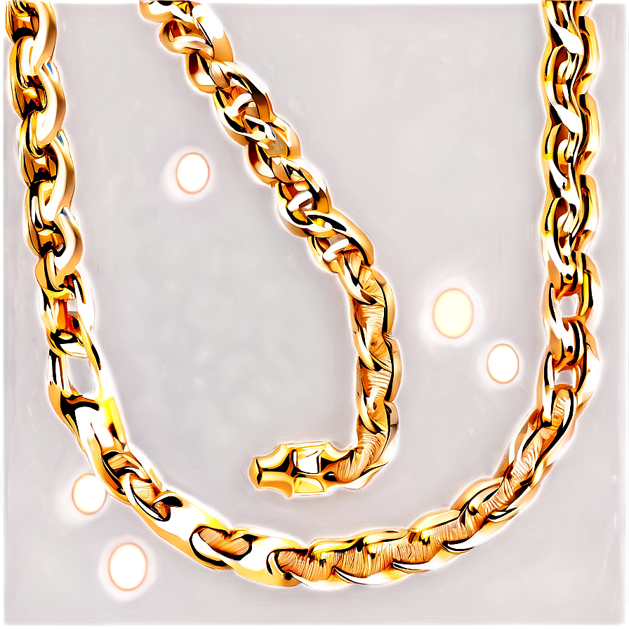 Delicate Gold Chain PNG dpp PNG with transparent background