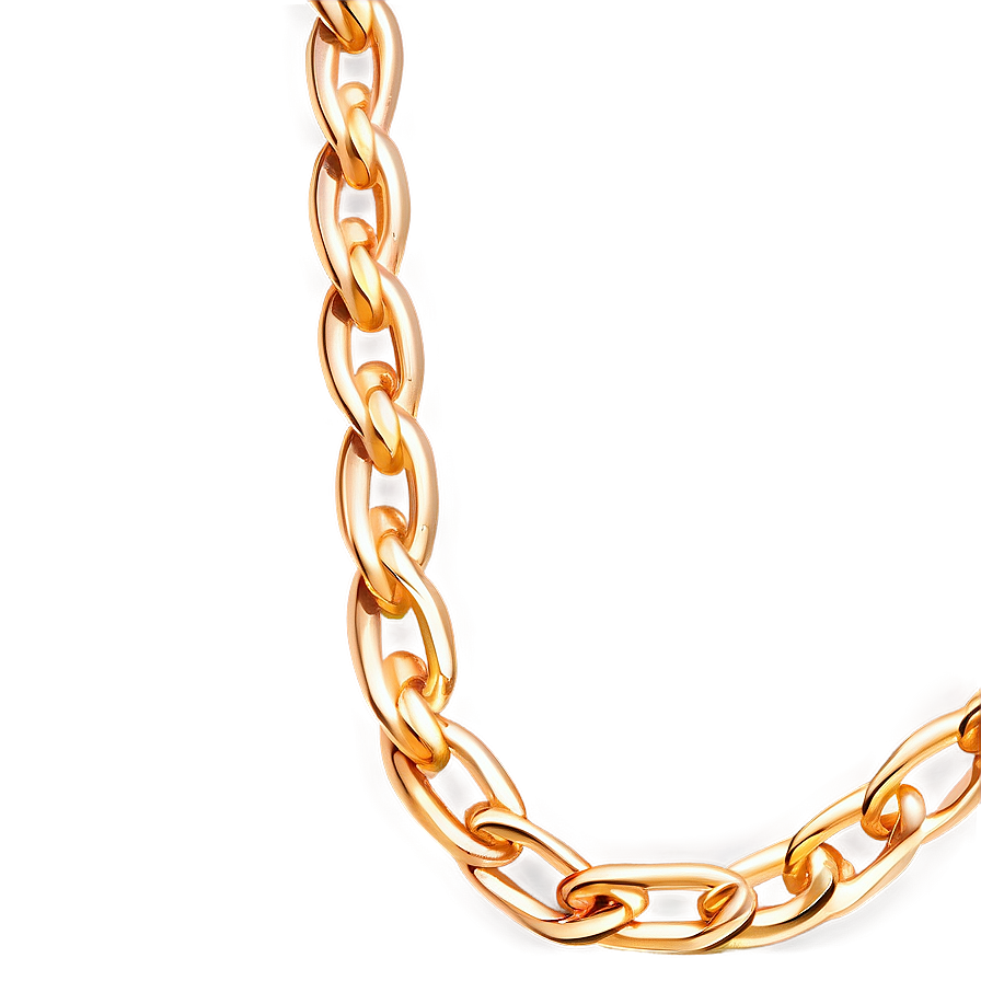 Delicate Gold Chain PNG pdr PNG with transparent background