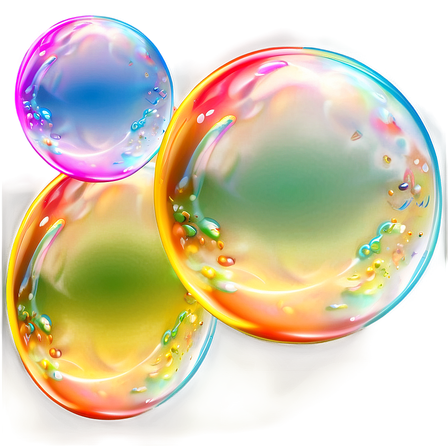 Delicate Soap Bubble Floating Png Hwj