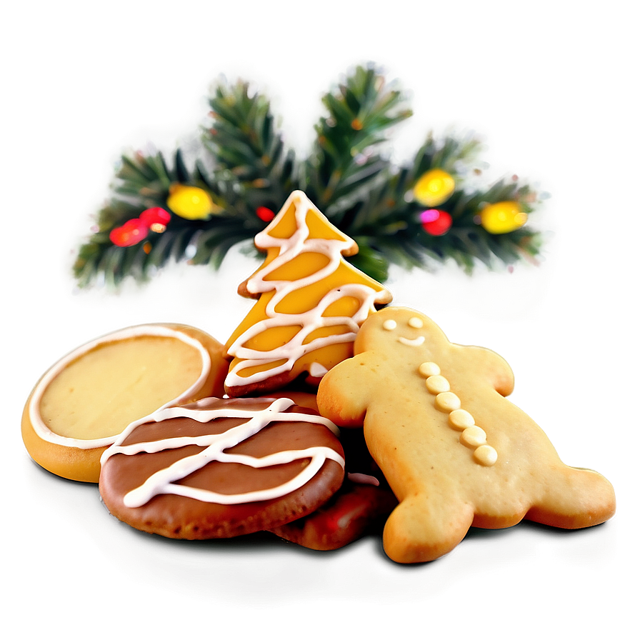 Delicious Christmas Cookie Assortment Png Psw27