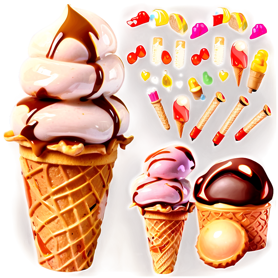 Delicious Ice Cream Cone Png 33