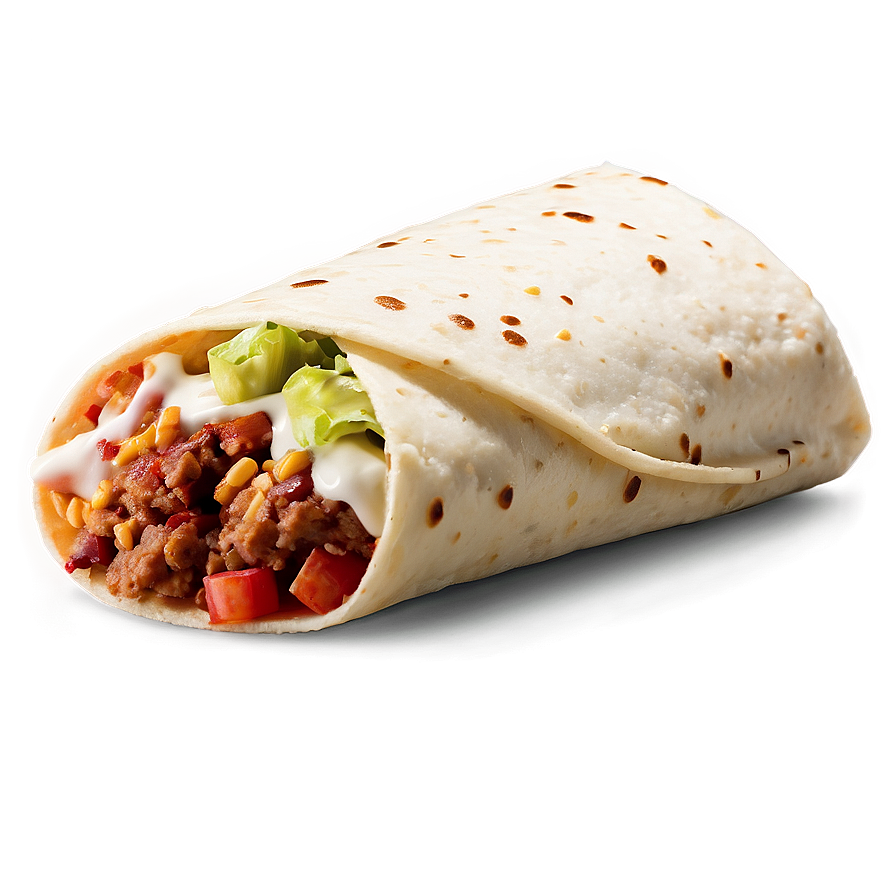 Delicious Mexican Burrito Png Mwe89