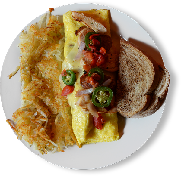 Delicious Omelette With Sides