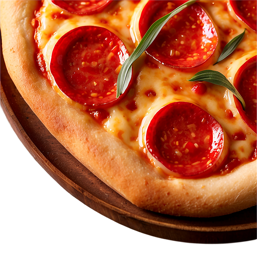 Delicious Pepperoni Pizza Png Iye99