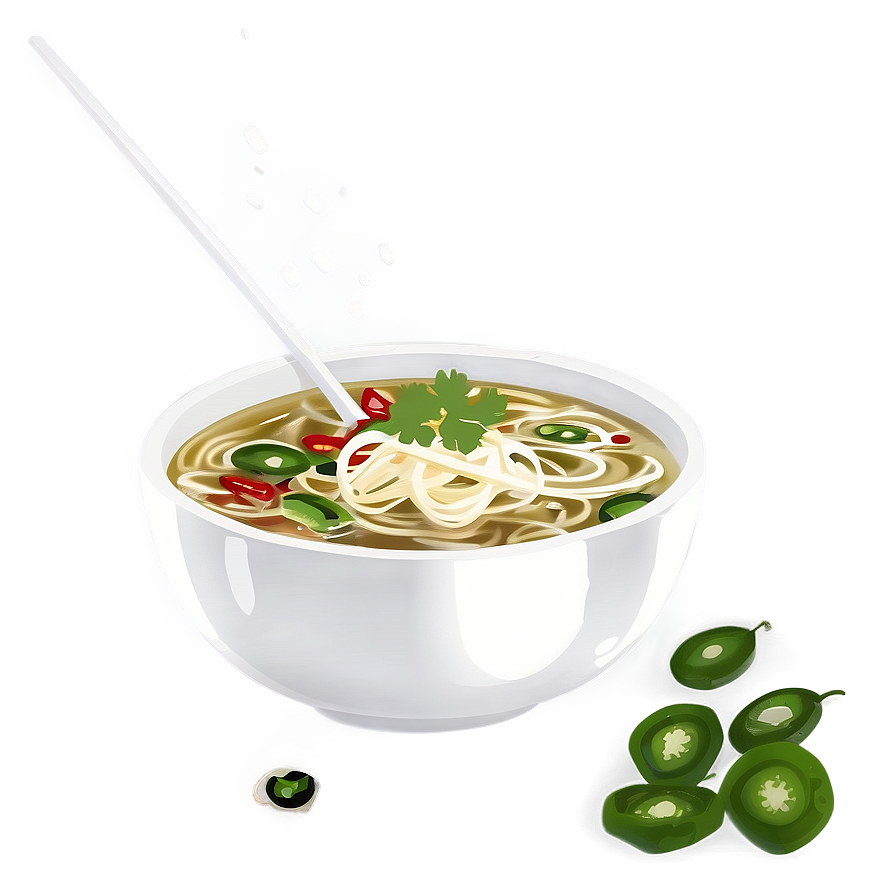 Delicious Pho Bowl Png 06202024