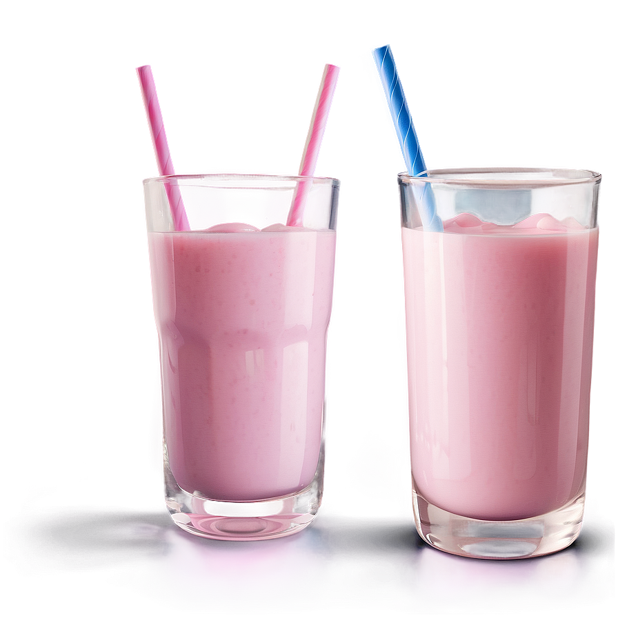 Delicious Strawberry Milk Glass Png 06252024