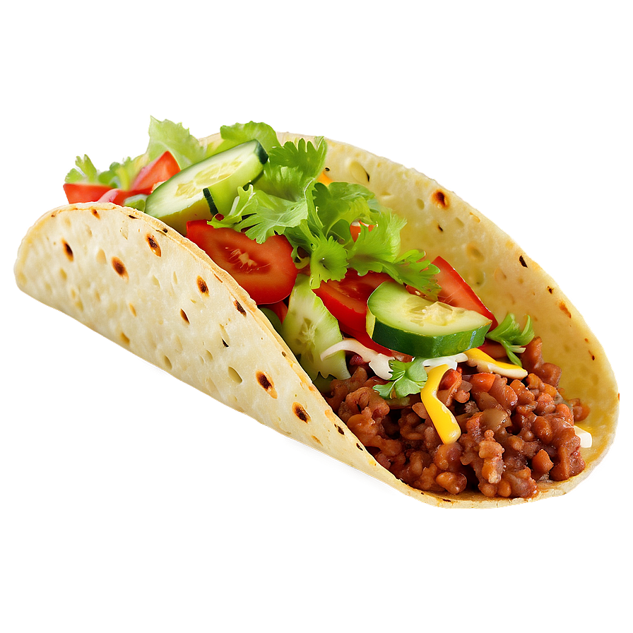 Delicious Taco PNG ags51 PNG with transparent background