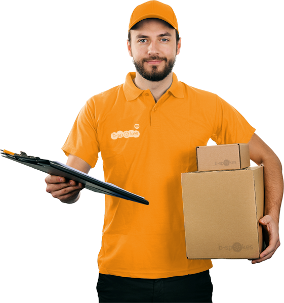 Delivery Manwith Packagesand Clipboard