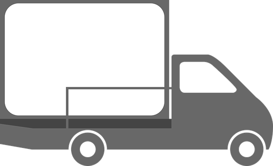Delivery Truck Vector Illustration PNG with transparent background